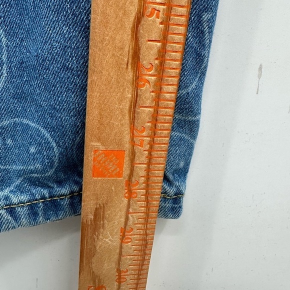 FOREVER 21 Smiley face high waisted straight leg woman's jean.  26 - Picture 11 of 14